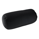 Squishy Deluxe Microbead Bolster Pillow with Removable Cover - Black