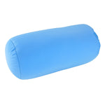 Squishy Deluxe Microbead Bolster Pillow with Removable Cover-Sky Blue