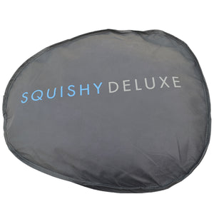 Squishy Deluxe Microbead Body Pillow with Removable Cover - Black