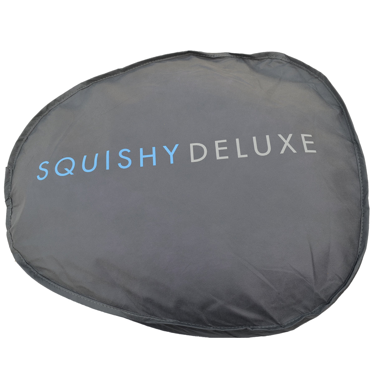 Squishy Deluxe Microbead Body Pillow with Removable Cover - Grey